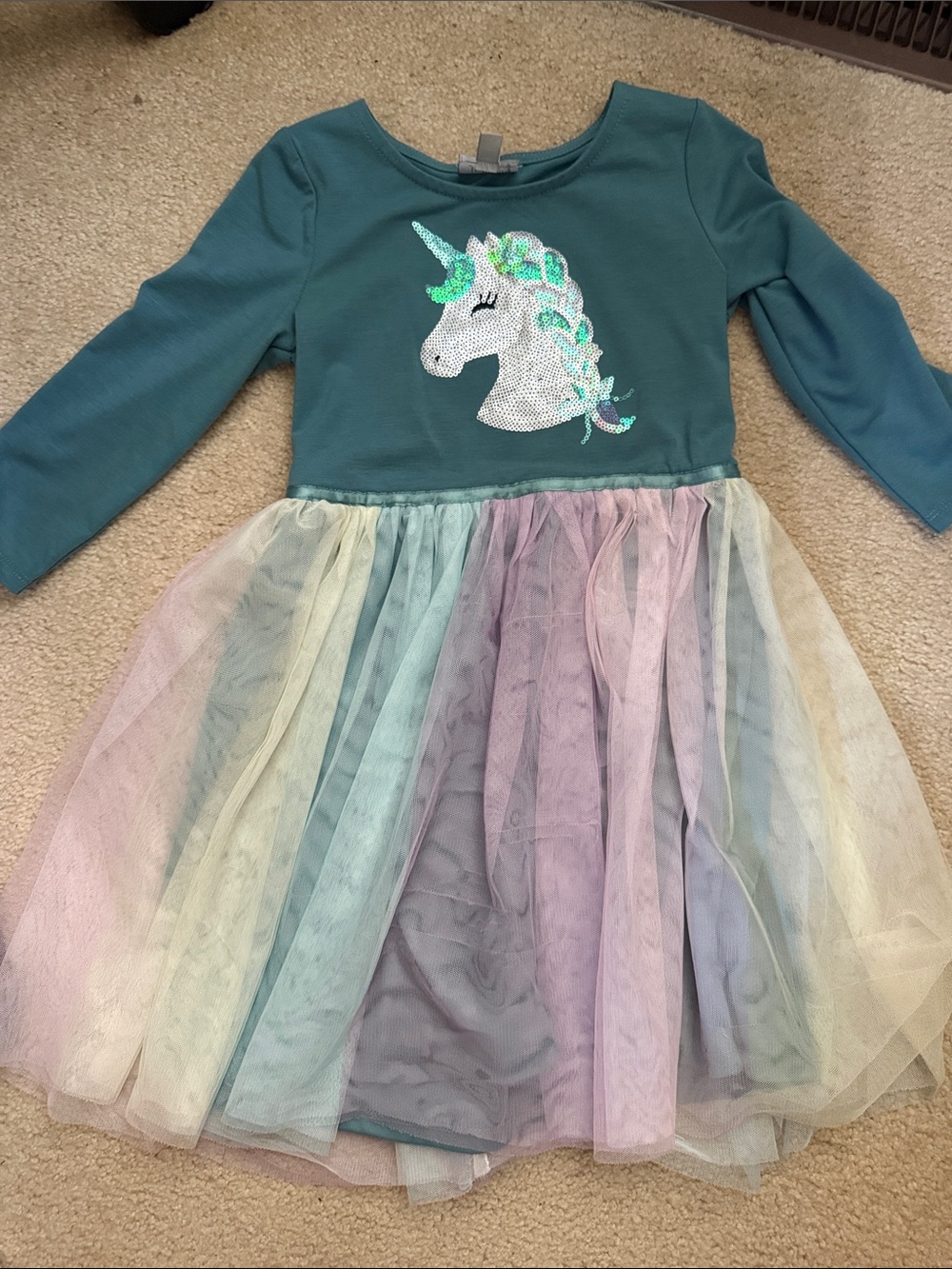 Girls Unicorn Tutu Dress